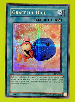 Yu-Gi-Oh Graceful Dice Secret Rare Promo EDS-002 Hp - Image 1