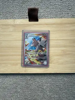Pokemon TCG Journey Together Lycanroc Illustration Rare Card 166/159 - Image 1