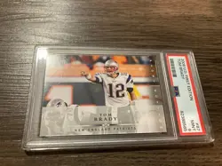 2008 Upper Deck First Edition PSA 9 Tom Brady #87 NE Patriots HOF Mint GOAT MVP - Image 3