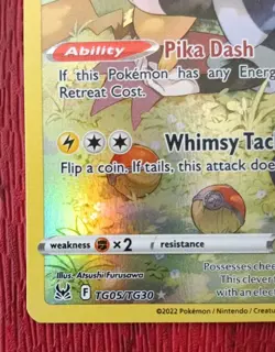 Pokemon TCG, Pikachu TG05/TG30 Lost Origin, Ultra Rare Holo NM/M - Image 4