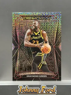 Draymond Green 2023-24 Obsidian Collection Ashen Flood Electric Etch 1/1 #88 - Image 1