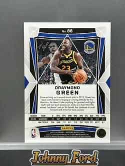 Draymond Green 2023-24 Obsidian Collection Ashen Flood Electric Etch 1/1 #88 - Image 2