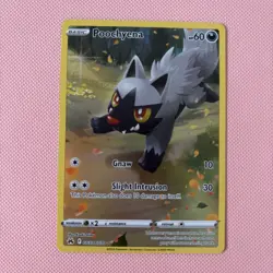Poochyena GG33/GG70 Crown Zenith Galarian Gallery Holo Rare Pokemon TCG - Image 1