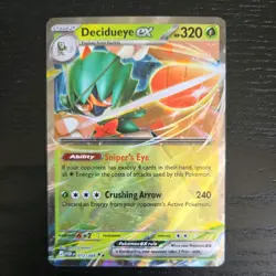 Pokemon TCG Decidueye ex 12/88 | Perfect Order | Double Rare Holo | NM/M - Image 1