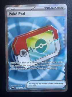 Poke Pad 113/088 Full Art Trainer Pokemon Tcg Perfect Order Mint Condition - Image 1
