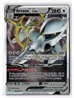 Arceus VSTAR - (Metal Card) 123/172 Miscellaneous Cards & Products Holo NM - Image 1