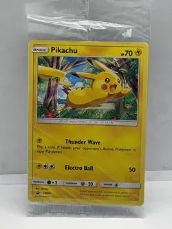 Pokemon Card Pikachu SM04 Black Star Promo Sealed Non Holo *New & Sealed* - Image 1