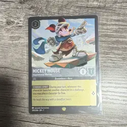 Disney Lorcana Mickey Mouse - Inspirational Warrior Character Card 200/204 EN - Image 1