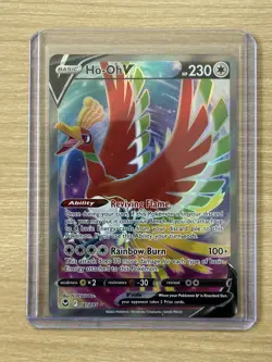 Pokemon Card Ho-Oh V 187/195 Ultra Rare Full Art Silver Tempest - NM - Image 4