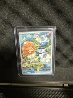 Pokemon TCG Castform Sunny Form Full Art Holo Illustration Rare 195/191 NM Card - Image 1