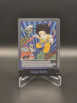 Son Goku E-47 Silver Energy Marker Dragon Ball Manga Booster Card Fusion World - Image 3