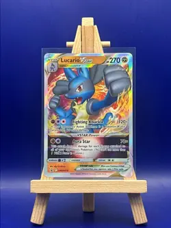 Pokemon Card Lucario VSTAR SWSH214 Ultra Rare Full Art Near Mint - Image 1