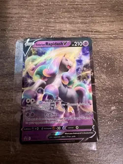 Galarian Rapidash V SWSH111 SWSH: Sword & Shield Promo Cards Holo - Image 1