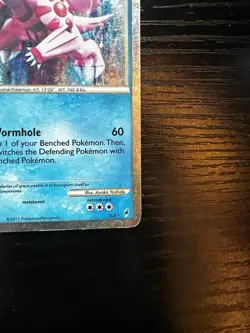 Pokemon Palkia Shiny Holo Rare SL8 Call of Legends 2011 Wormhole 100HP Card - Image 3