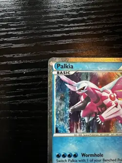 Pokemon Palkia Shiny Holo Rare SL8 Call of Legends 2011 Wormhole 100HP Card - Image 5