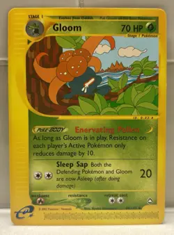 Gloom 049/147 Aquapolis Non Holo e-Reader Vintage 2002 English Pokemon Card NM - Image 1