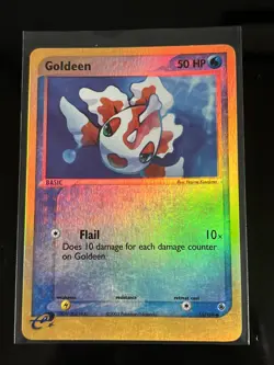 Pokemon Card - Goldeen Ruby and Sapphire 55/109 Common Reverse Holo - Image 1