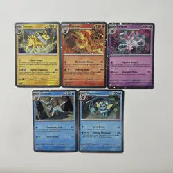 Pokemon- Eeveelutions Cosmos Holo 5 Card Lot - Image 1