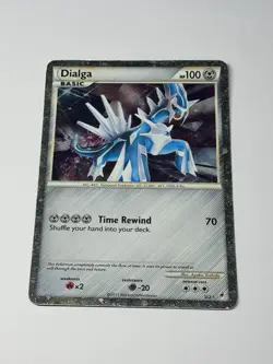 2011 Pokemon Card TCG Dialga SL2 HGSS Shiny Call of Legends Holo Rare SWIRL MP - Image 1