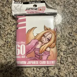 Supreme Pro - Pure White Card Sleeves | Teamsamuraix1 YuGiOh Sleeves | NEW - Image 1