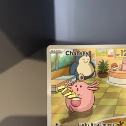 Pokemon Chansey TCG Twilight Masquerade Holo Card Illustration Rare 187/167 - Image 2