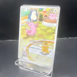 Pokemon Chansey TCG Twilight Masquerade Holo Card Illustration 187/167 - Image 3