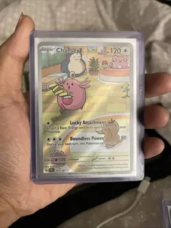 Pokemon TCG Chansey Illustration Sv06: Twilight Masquerade 187/167 NM Condition - Image 1