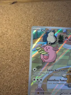 Pokemon Chansey TCG Twilight Masquerade Holo Card Illustration 187/167 - Image 4
