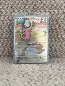 Pokemon TCG Chansey Illustration 187/167 Twilight Masquerade - Image 1