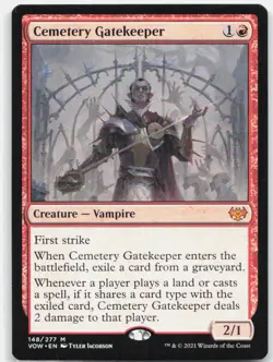 Cemetery Gatekeeper *Regular* VOW 148 NM-LP - Image 1