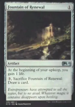 Fountain of Renewal - Core Set 2019: #235, Magic: The Gathering Nm C284 - Image 1