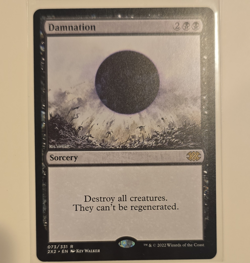 Damnation Double Masters 2022 Sorcery Rare Black Regular English Kev Walker - Image 1