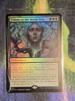 MTG Tribute To The World Tree (0211 *Foil* March Machine MT/NM Free Ship - Image 1
