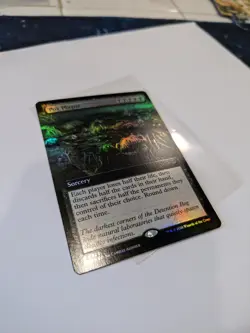 Pox Plague - Foil - Extended Art Secrets of Strixhaven MTG - Image 1