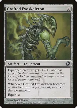 Grafted Exoskeleton Scars of Mirrodin MtG - Image 1