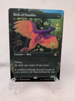 Birds of Paradise (Borderless) Dominaria Remastered Regular - Image 1