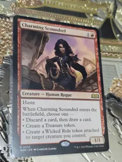 Charming Scoundrel R Wilds of Eldraine 124 NM - Image 1