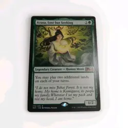 Wizards of the Coast Azusa Lost but Seeking Core Set 2021 Rare Green Regular - Image 1