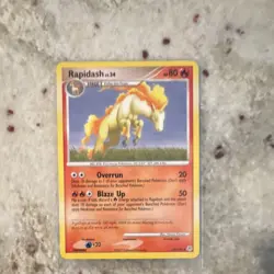 Pokemon Rapidash 59/130 Diamond & Pearl Stage 1 80 HP Uncommon Regular 50 Card - Image 1