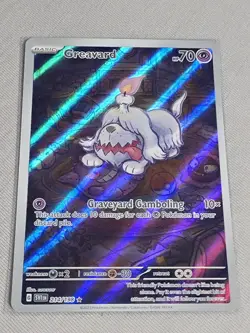Pokemon TCG Greavard Illustration Rare Card 214/198 SV01 Scarlet & Violet Base - Image 1