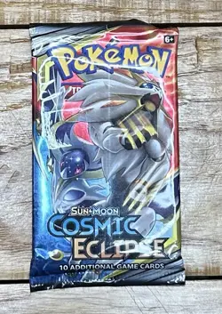 Pokemon Sun & Moon Cosmic Eclipse - Brand New Booster Pack - 10 Game Cards 820650805899 - Image 2