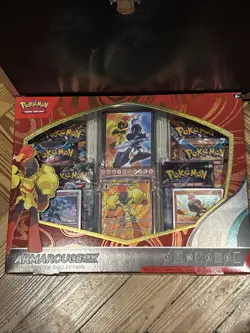 Pokemon TCG - Armarouge ex Premium Collection (6 Boosters & 3 Foil Promo Cards) - Image 1
