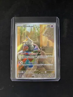 Pokemon TCG Mimikyu SVP 075 Paldean Fates Black Star Promo NM - Image 1