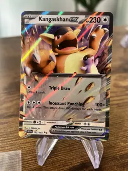 Kangaskhan ex 115/165 Double Rare 151 Pokemon NM - Image 1