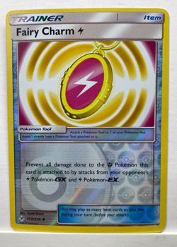 Pokemon Fairy Charm Lightning 172/214 Reverse Holo Uncommon Nintendo P1 - Image 1