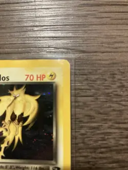 2000 Pokemon Gym Heroes Rockets Zapdos Holo Swirl 15/132 LP-MP Rare Vintage - Image 4