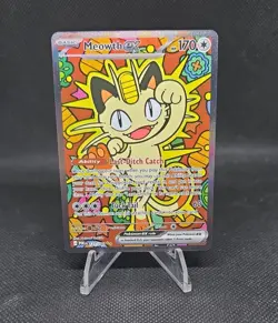 Meowth ex #121 SIR Pokemon Perfect Order - Image 1