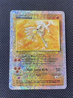 Hitmonlee 13/110 Pokemon TCG Legendary Collection Reverse Holo Foil Rare Damaged - Image 1