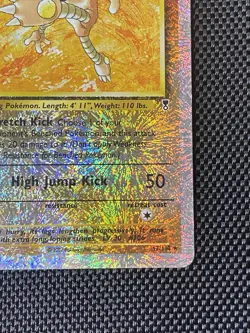 Hitmonlee 13/110 Pokemon TCG Legendary Collection Reverse Holo Foil Rare Damaged - Image 4