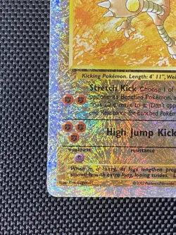 Hitmonlee 13/110 Pokemon TCG Legendary Collection Reverse Holo Foil Rare Damaged - Image 5